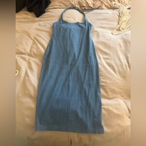 Susana Monaco stretch light denim dress. NWT.